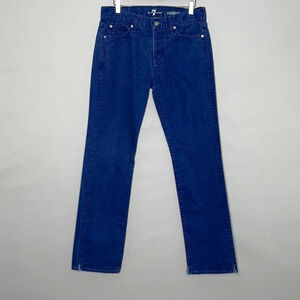 7 For All Mankind Standard Button Fly Straight Leg Jeans - Size 31